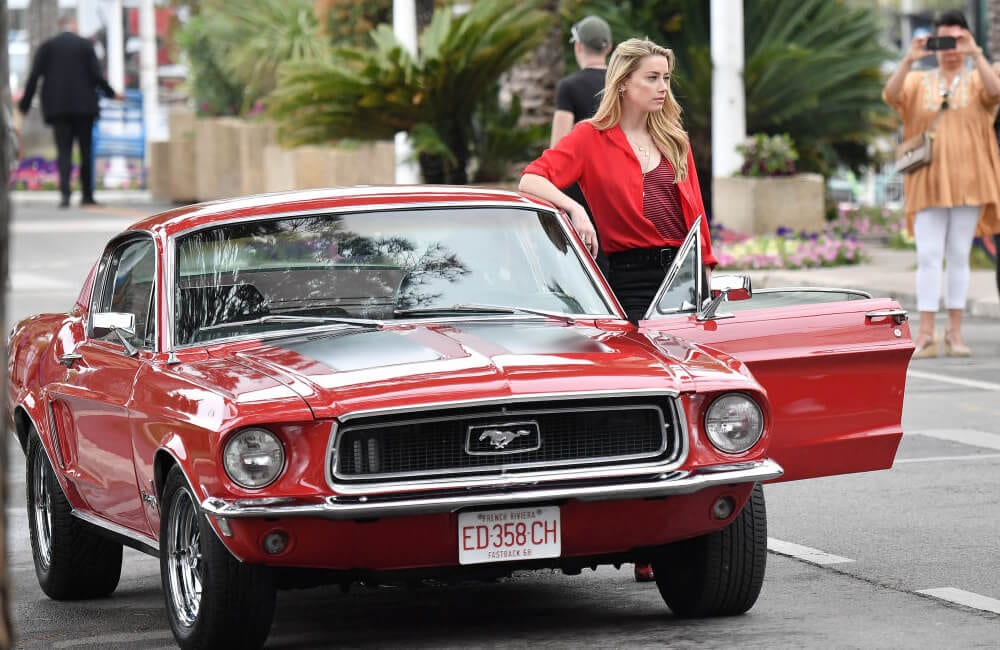 Amber Heard – Ford Mustang ©Jacopo Raule / Gettyimages.com