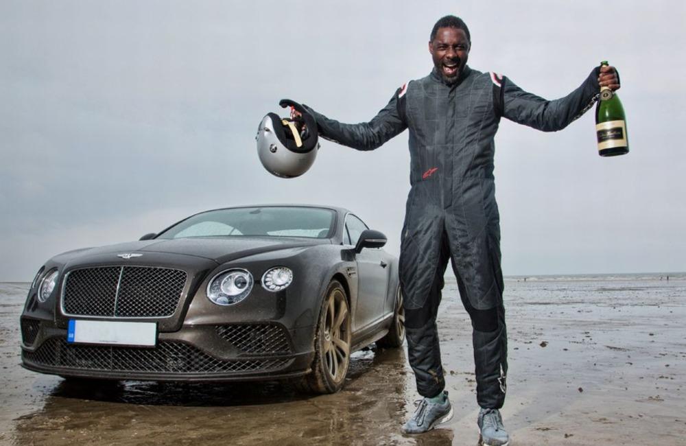 Idris Elba - Bentley Continental GT @sytner/Pinterest