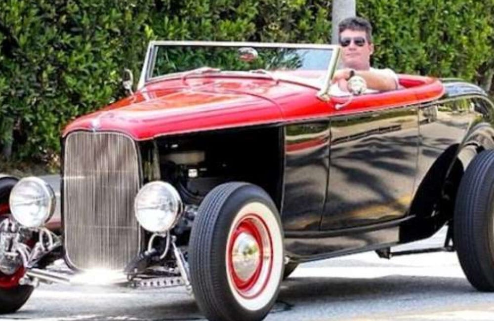 Simon Cowell's 1932 Ford Model B @robbersonofbend / Twitter.com