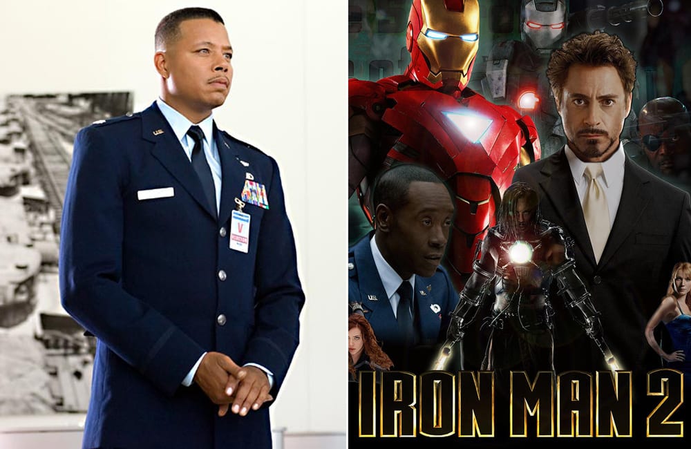 Terrence Howard - Iron Man 2 @comicbookfiles / @deviantart / Pinterest.com