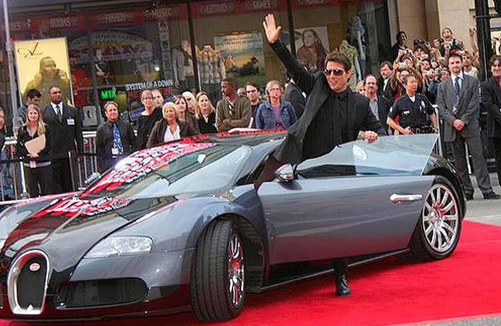 Tom Cruise – Bugatti Veyron @AutoAmerica1 / Twitter.com